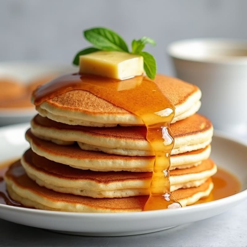 Fluffy Almond-Coconut Keto Pancakes