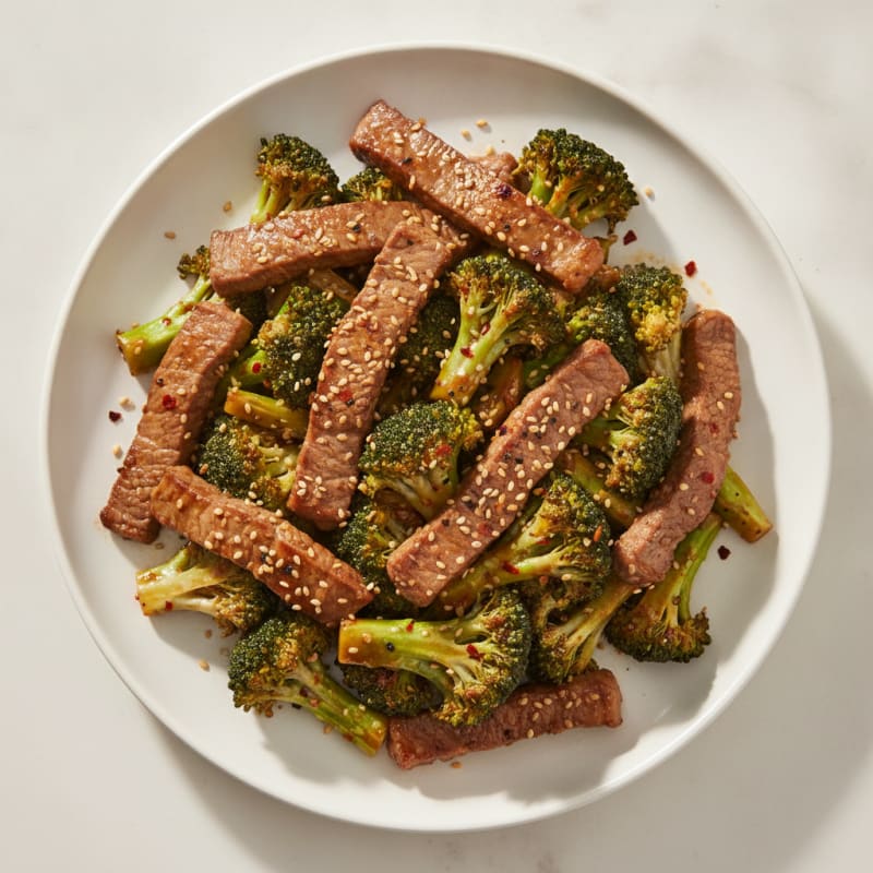 Sesame Beef & Broccoli Stir-Fry