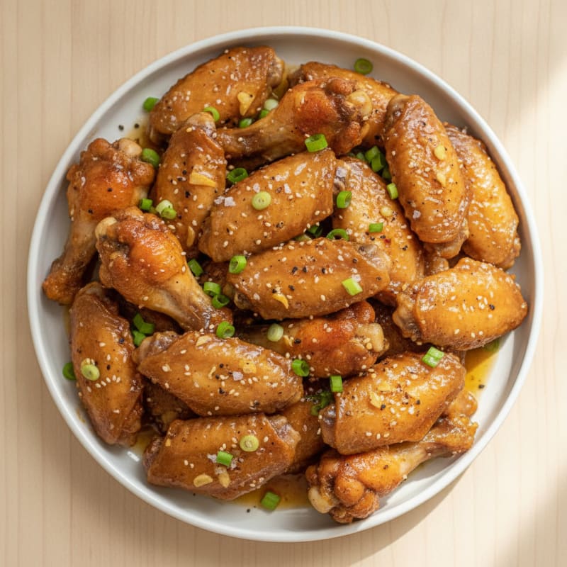 Baked Honey-Garlic Chicken Wings