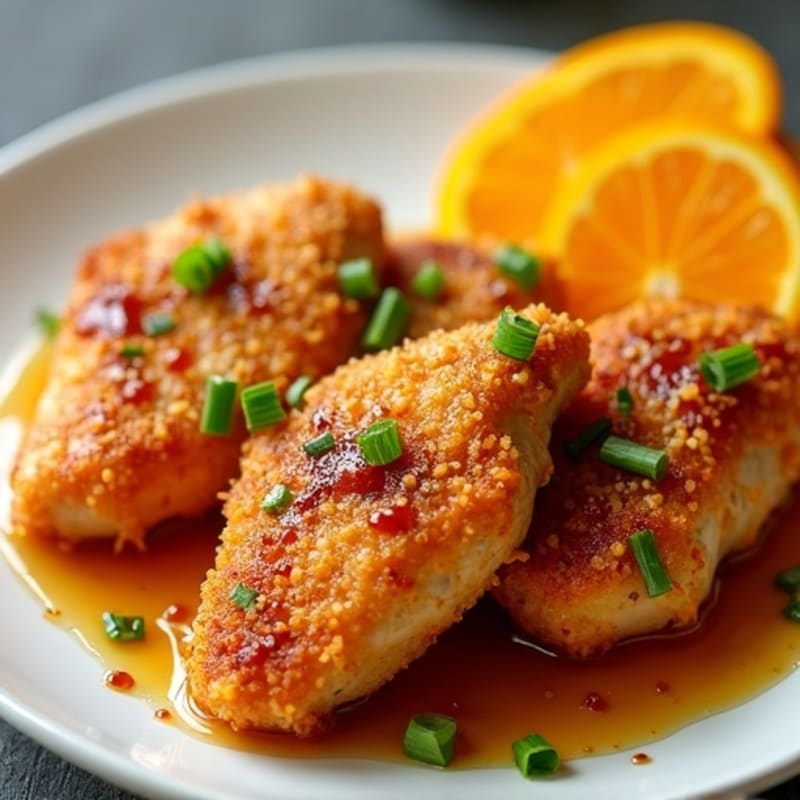 Crispy Air Fryer Orange Chicken