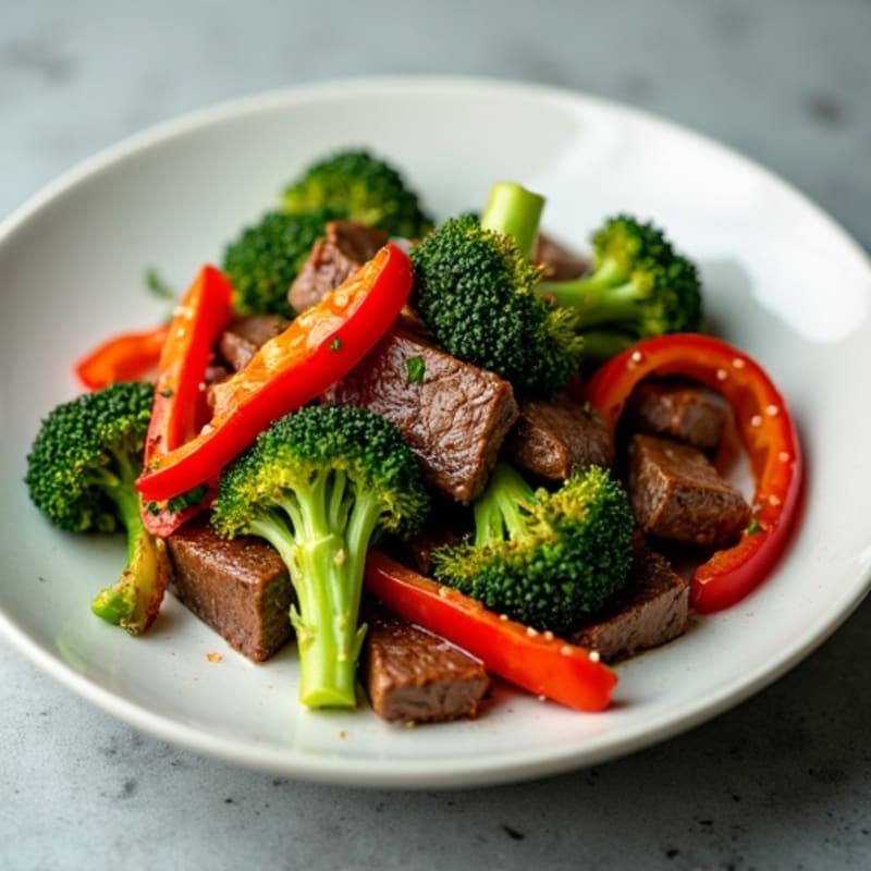 Lean Beef and Crispy Broccoli Stir-Fry