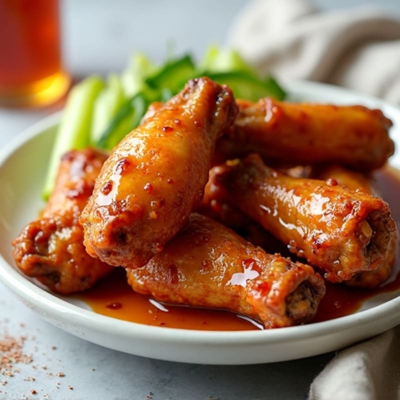 Crispy Honey Glazed Chicken Wings