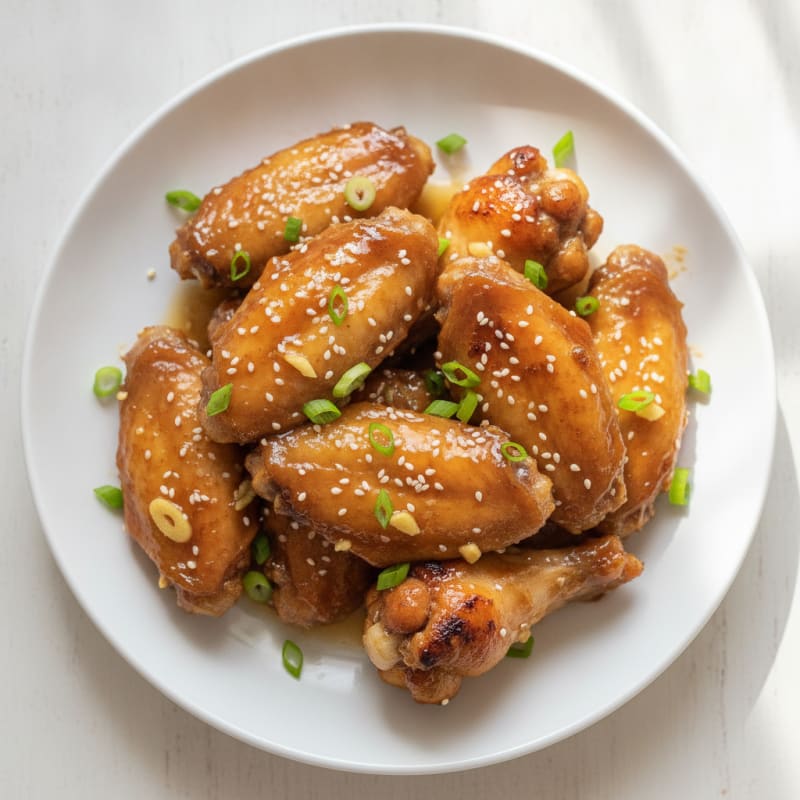 Honey-Garlic Glazed Chicken Wings