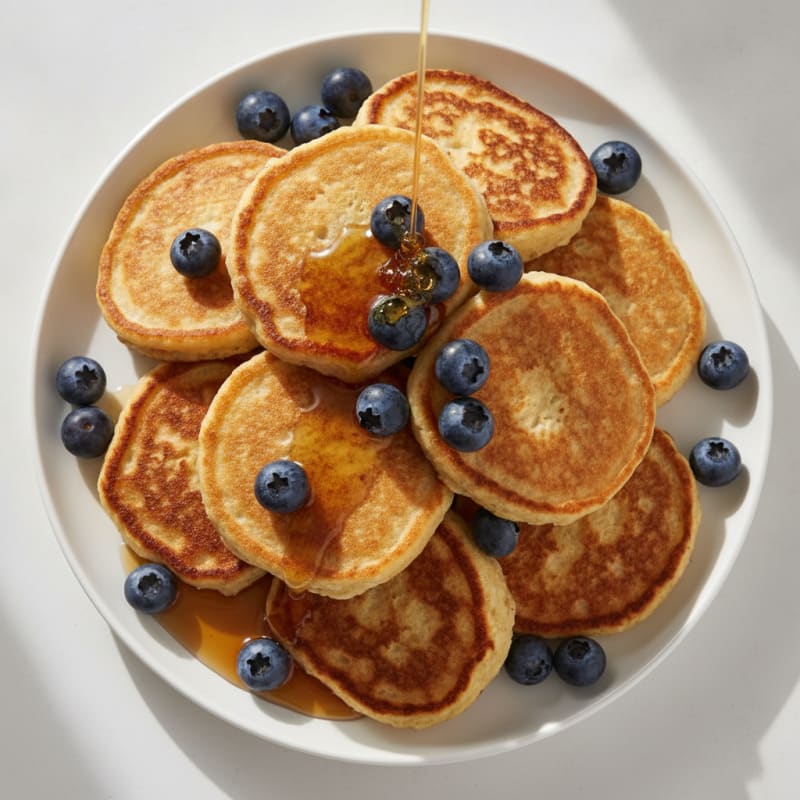 Fluffy Cottage Cheese Pancakes