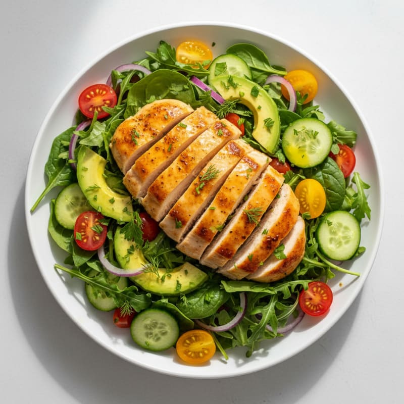 Zesty Lemon Herb Chicken Salad