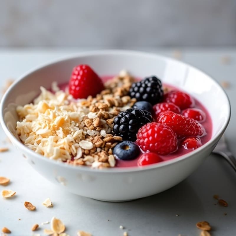 Protein-Packed Berry Coconut Power Bowl