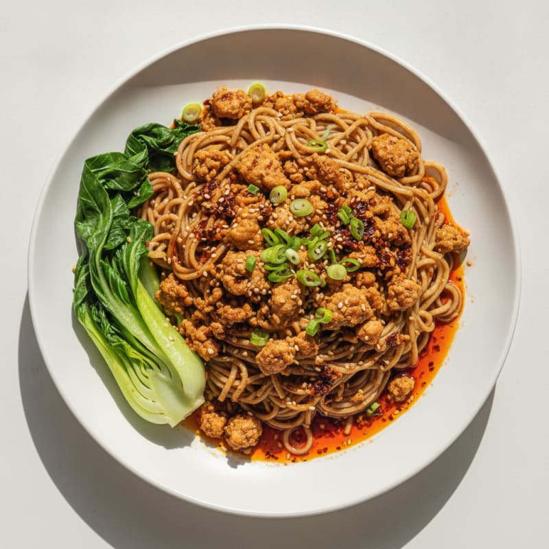 Sichuan Dan Dan Noodles with Chili Oil
