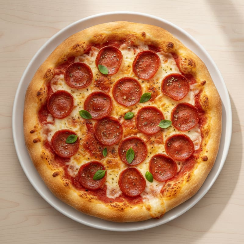 Stuffed Crust Pepperoni Pizza