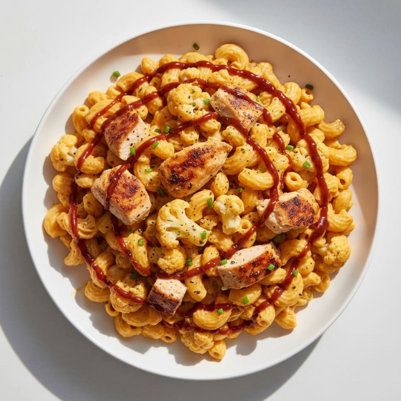 Smoky BBQ Chicken Mac and Cheese