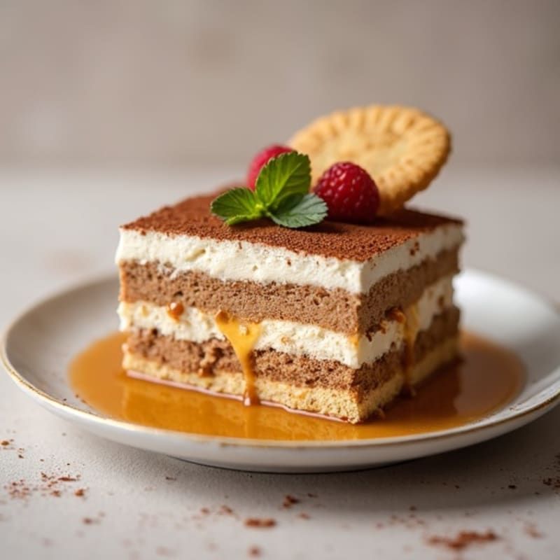 Vegan Creamy Espresso Tiramisu