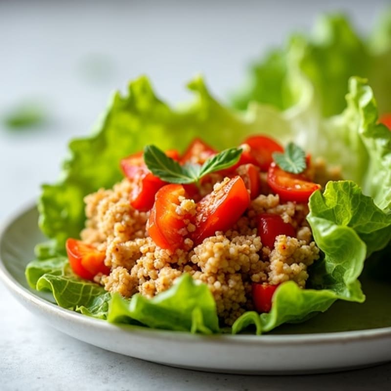 Spicy Sriracha Tuna Lettuce Wrap