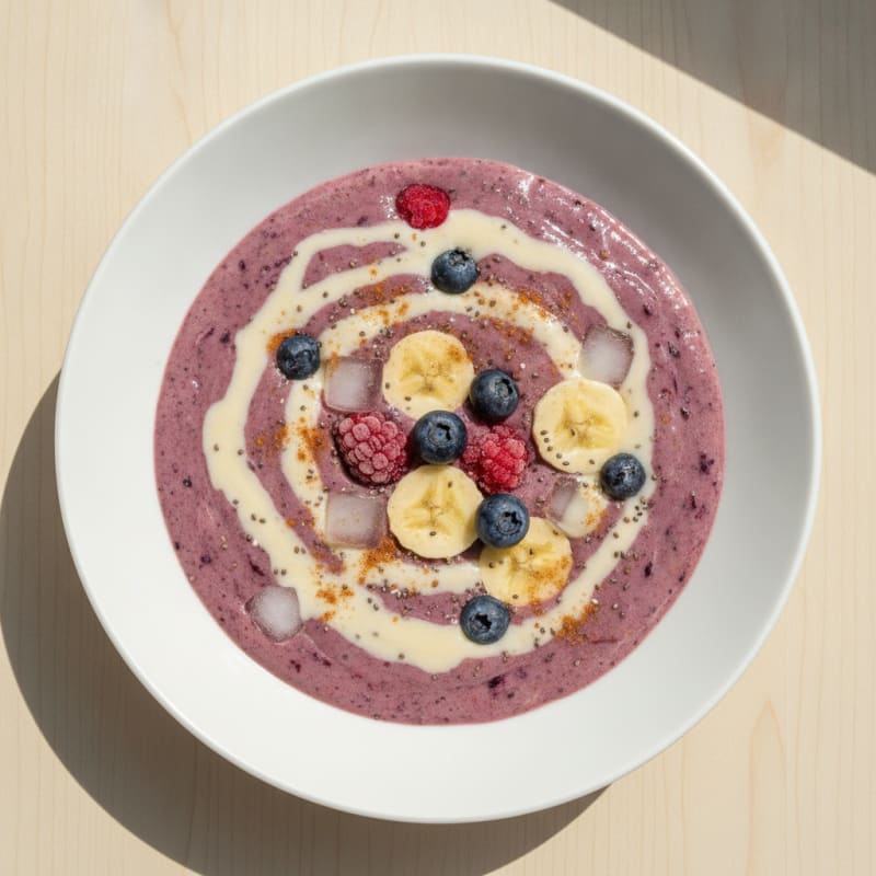 Berry Banana Protein Smoothie