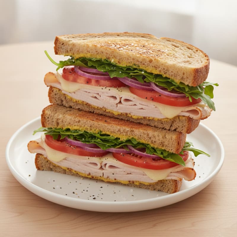 Sourdough Turkey Provolone Deli Sandwich