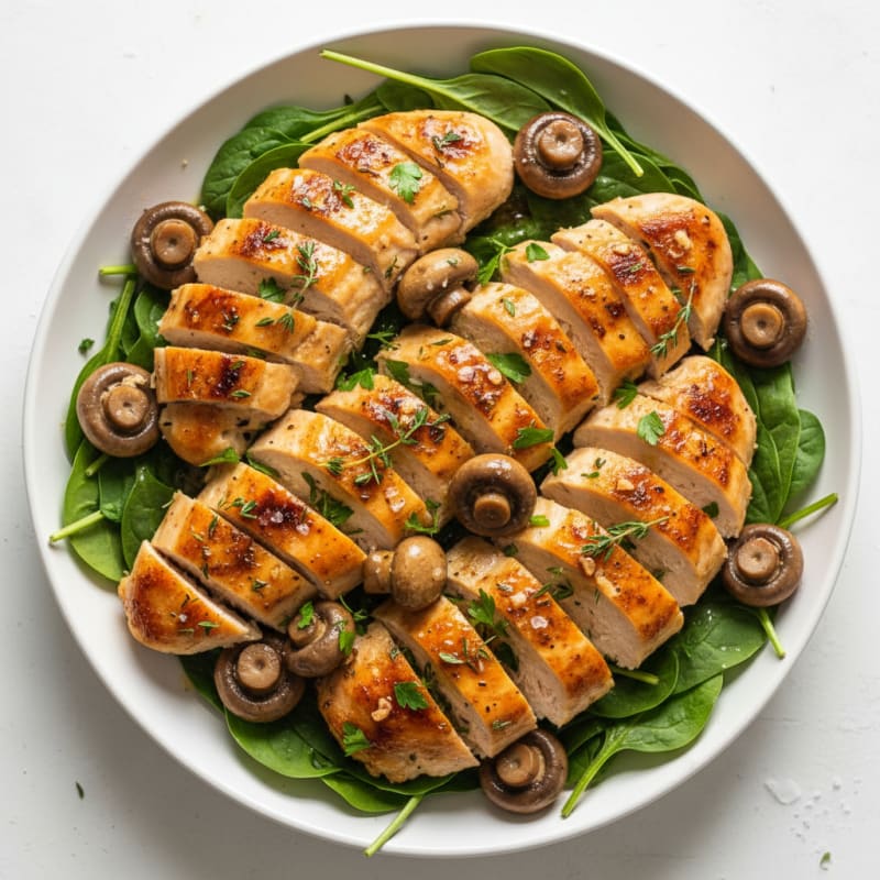 Golden Garlic Butter Roasted Mushrooms