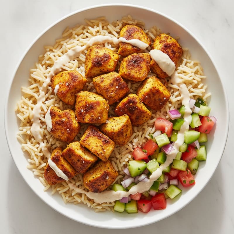 Chicken Shawarma Rice Bowl
