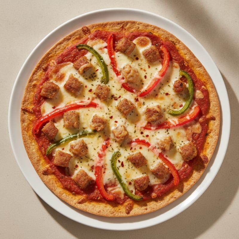 Chicken Sausage and Veggie Pizza