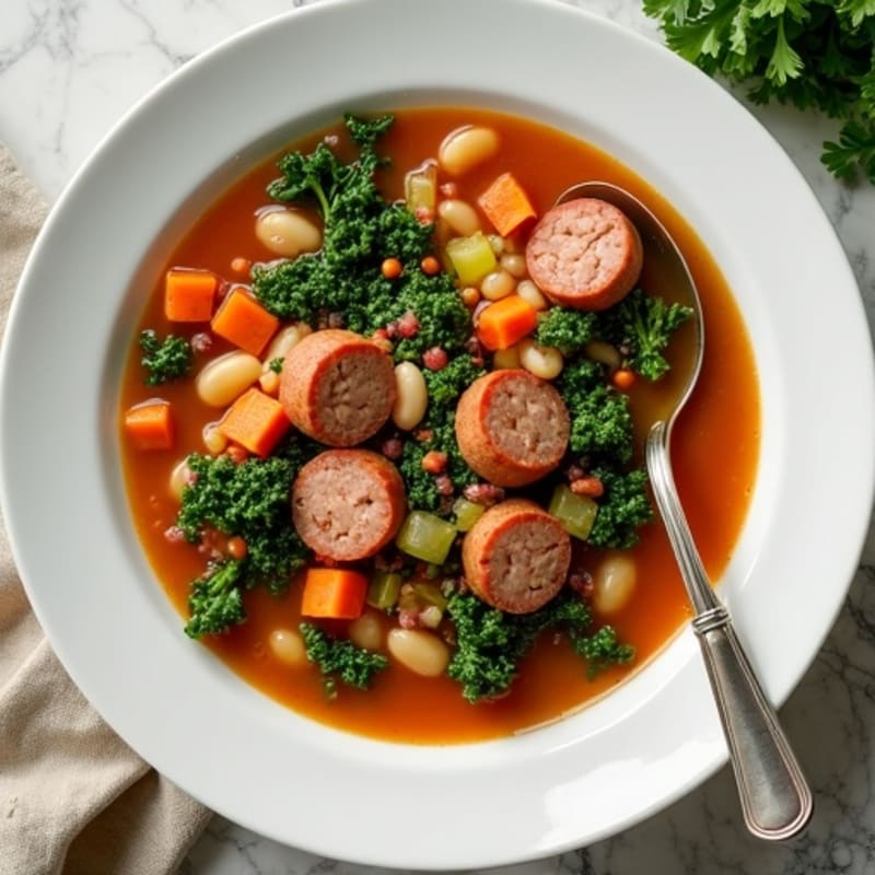 Hearty Italian White Bean and Kale Soup