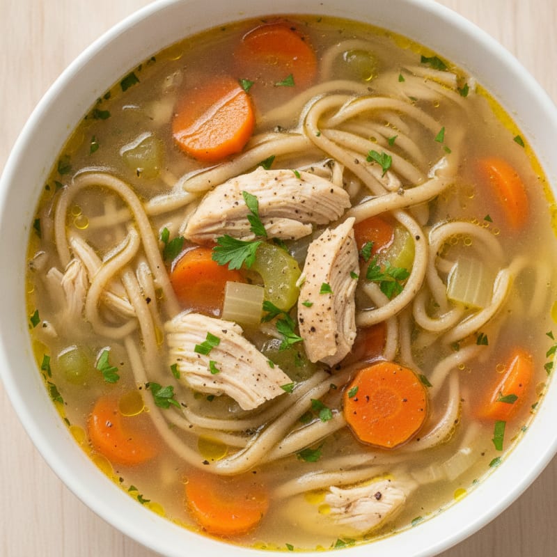 Hearty Chicken Noodle Soup
