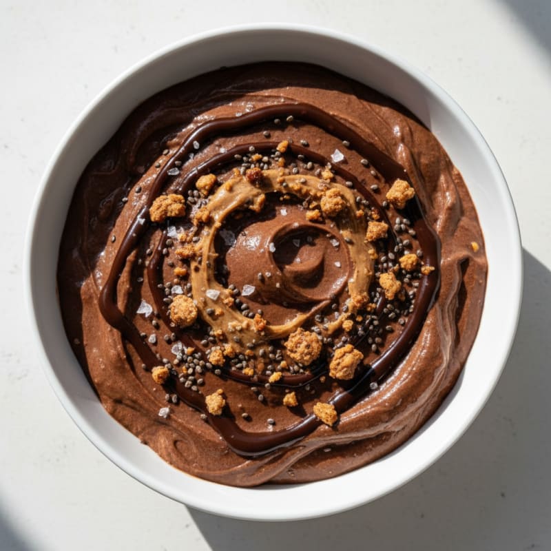 Silky Chocolate Protein Pudding