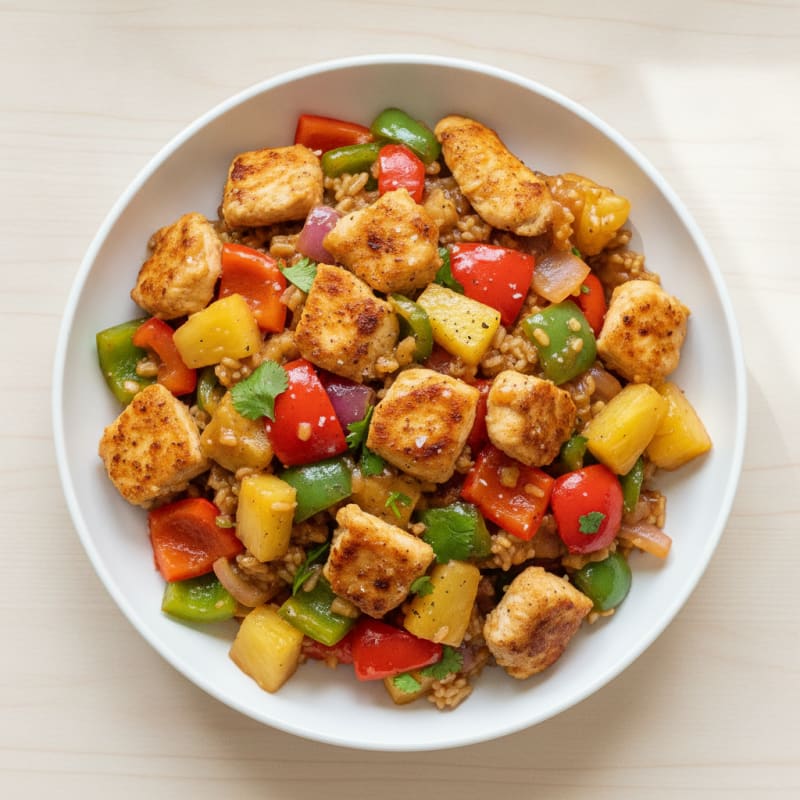 Sweet and Sour Chicken Stir-Fry