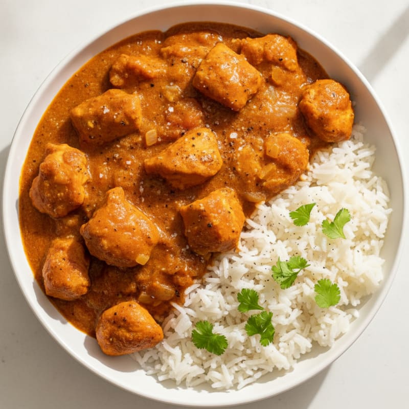 Spiced Butter Chicken with Basmati Rice