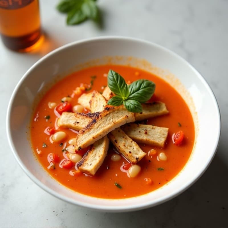Creamy Roasted Tomato Basil Soup