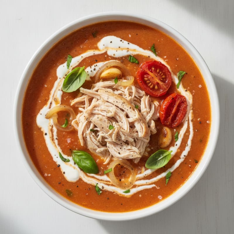 Roasted Tomato Basil Soup