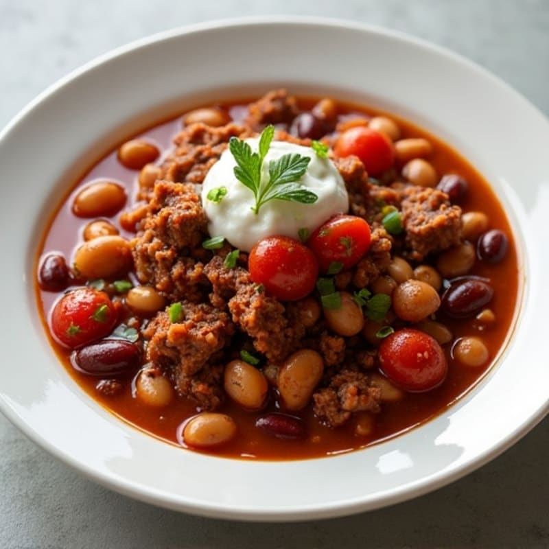 Healthy Lean Beef Slow Cooker Chili