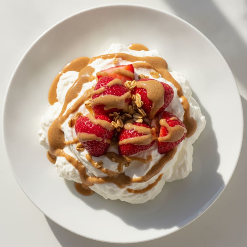 Silky Greek Yogurt Protein Mousse with Berries