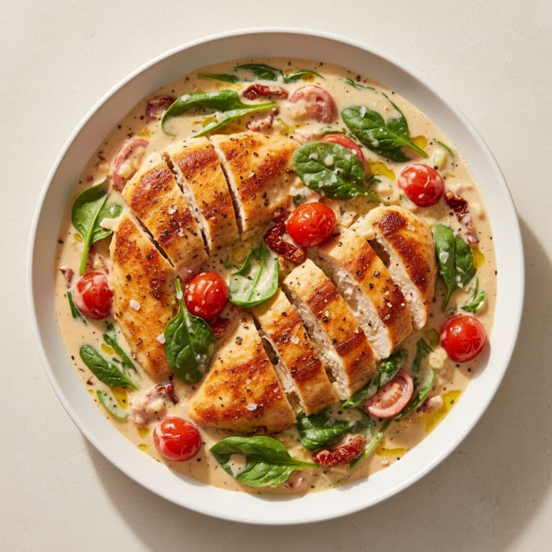 Creamy Tuscan Chicken Skillet
