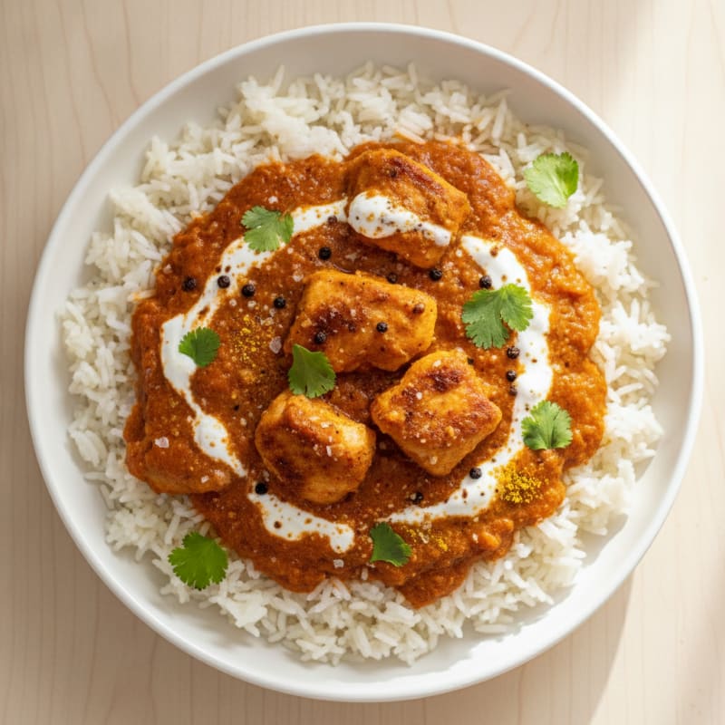 Spiced Butter Chicken with Basmati Rice