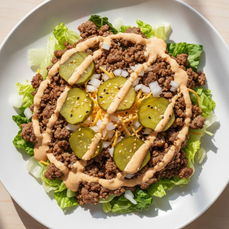 Big Mac Protein Bowl