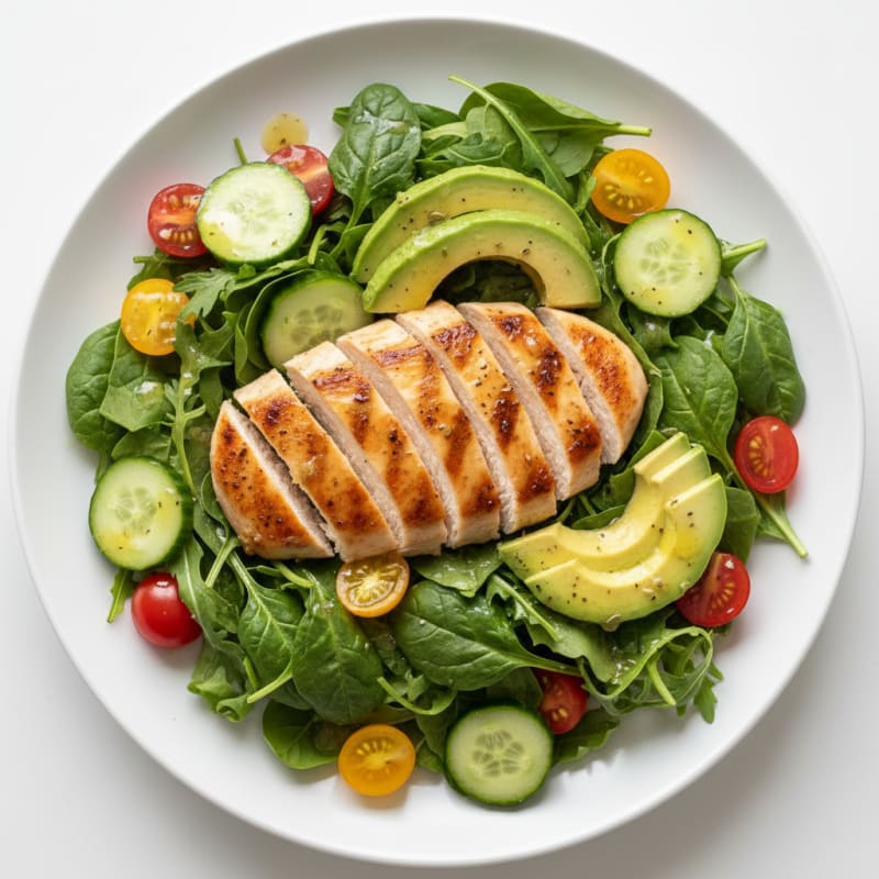 Garden Greens with Lemon-Herb Vinaigrette