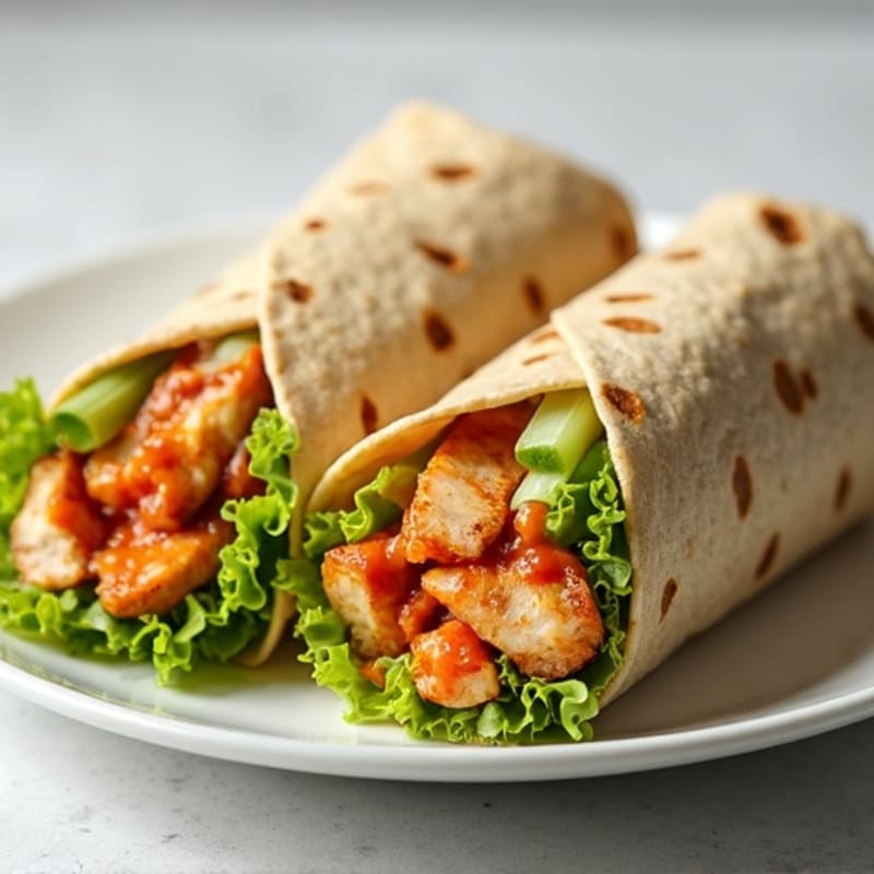 Crispy Buffalo Ranch Chicken Wrap