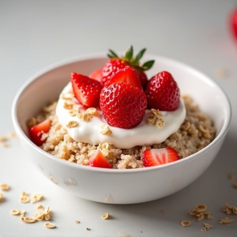 Strawberry Shortcake Overnight Oats