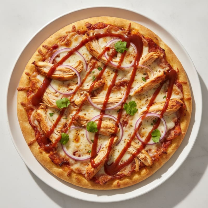 High-Protein BBQ Chicken Pizza