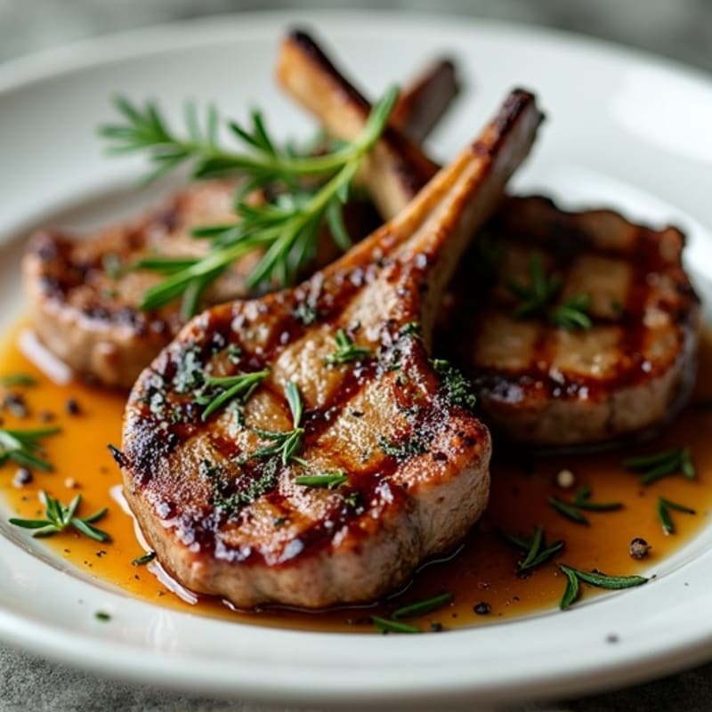 Grilled Herb Lamb Chops