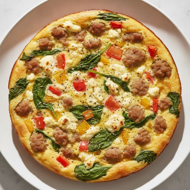 Savory Egg and Turkey Sausage Bake