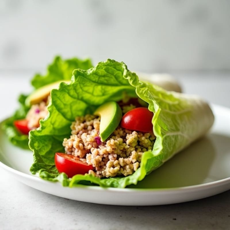 Fresh Turkey Avocado Lettuce Wrap