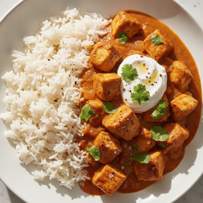 Spiced Butter Chicken with Basmati Rice