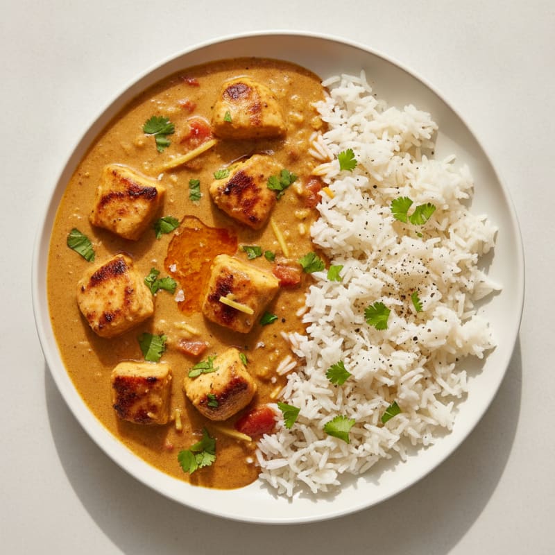 Spiced Butter Chicken with Basmati Rice