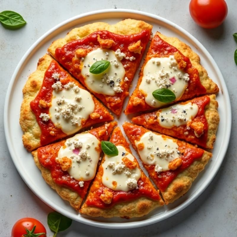 Sheet Pan Crispy Buffalo Chicken Pizza
