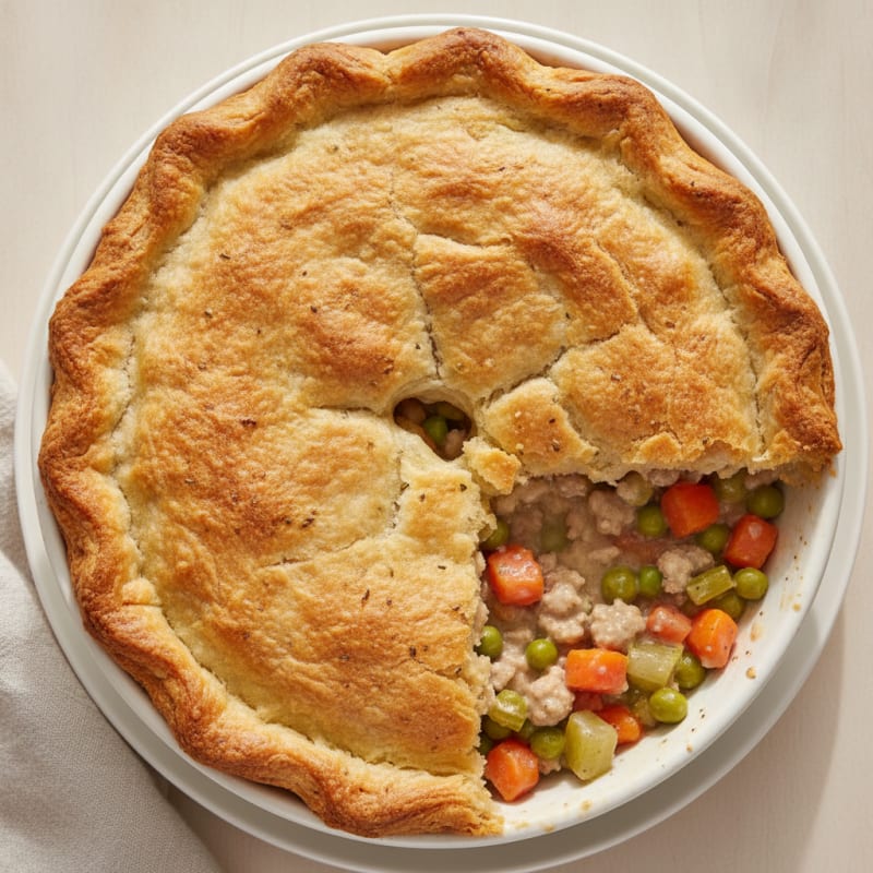 Hearty Turkey and Vegetable Pot Pie