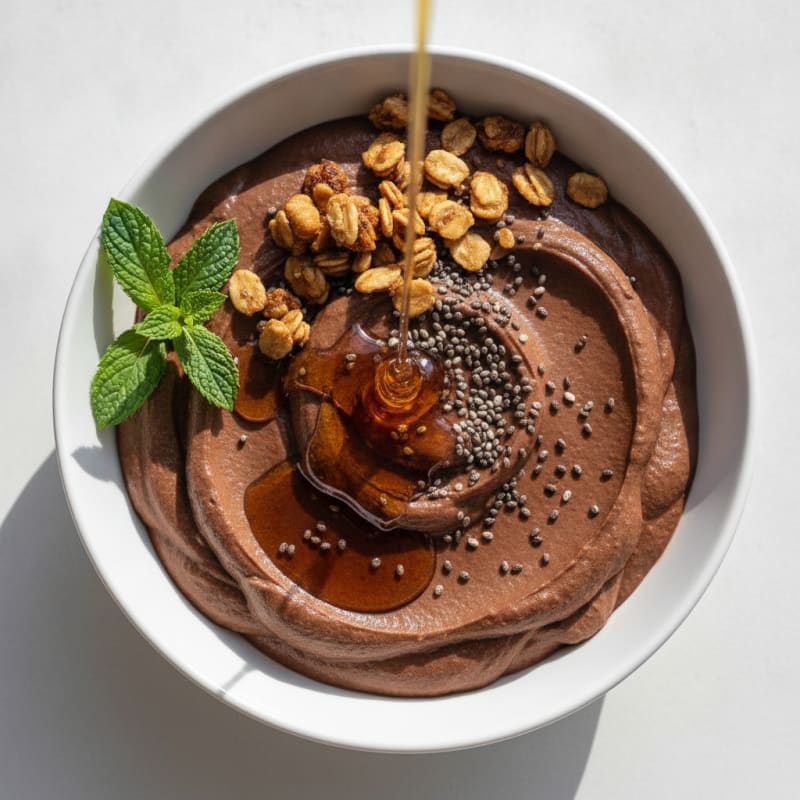 Silky Chocolate Protein Pudding