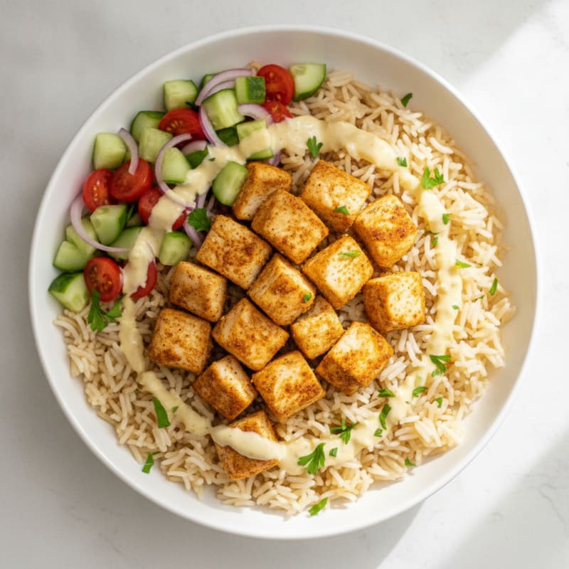 Chicken Shawarma Rice Bowl