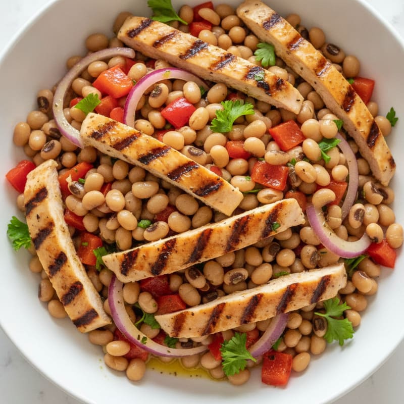 Hearty Black-Eyed Pea Salad with Lemon-Herb Vinaigrette