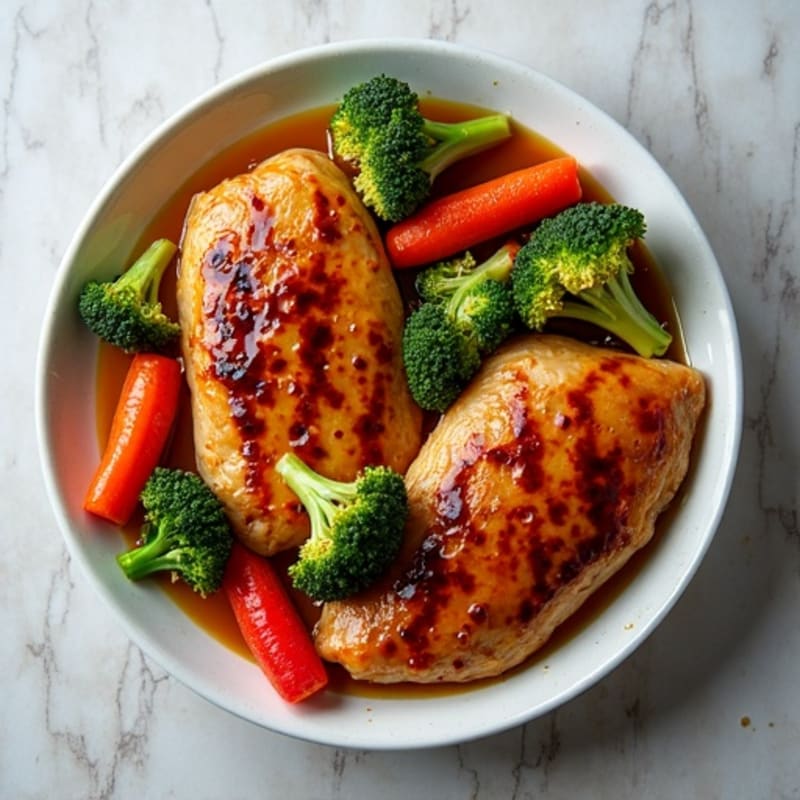 Sheet Pan Teriyaki Chicken and Roasted Vegetables