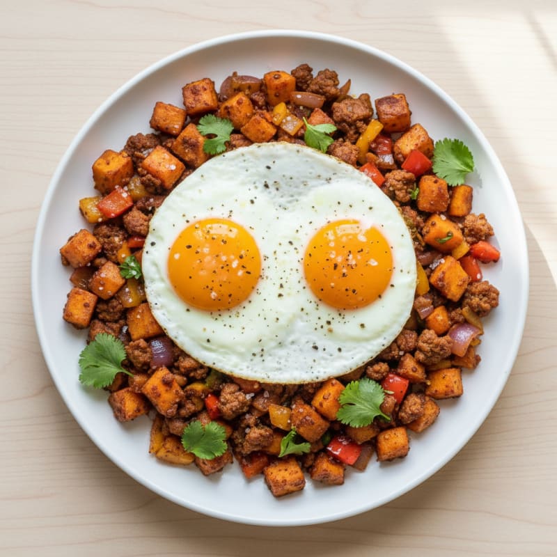 Savory Chorizo and Egg Breakfast Hash