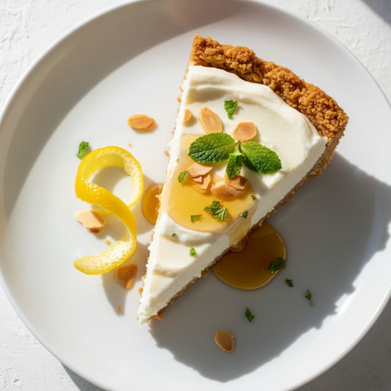 Creamy Greek Yogurt Protein Cheesecake