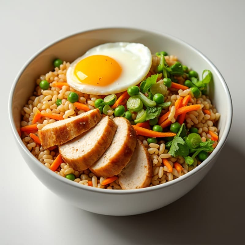 Cauliflower Chicken Fried Rice Bowl